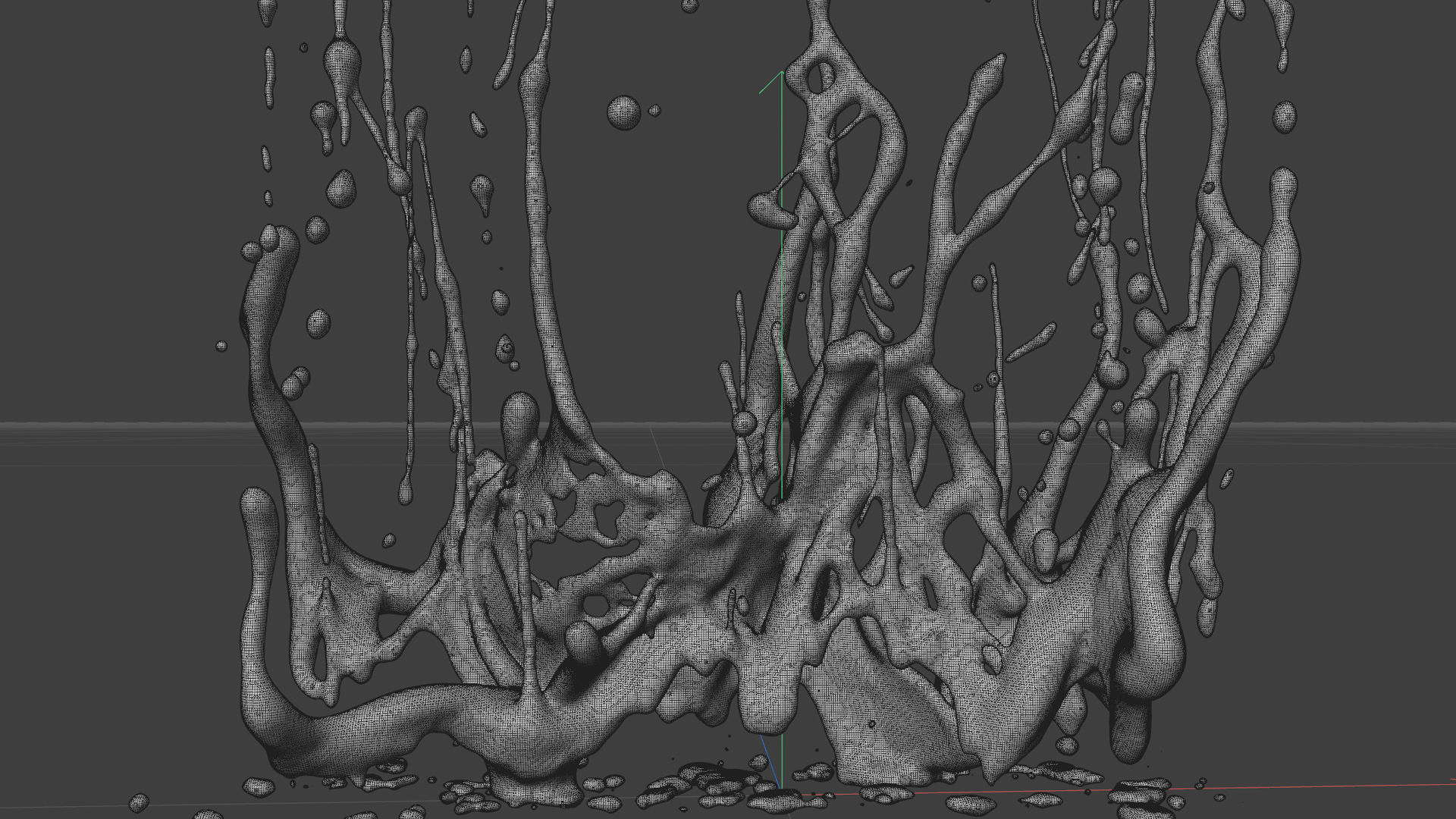 Paint Splash Animated 3D model_6