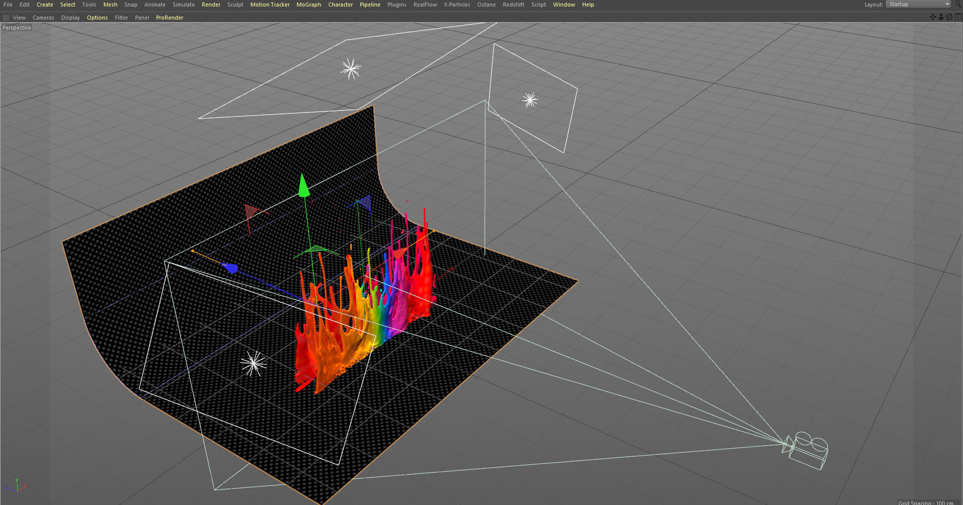 Paint Splash Animated 3D model_5