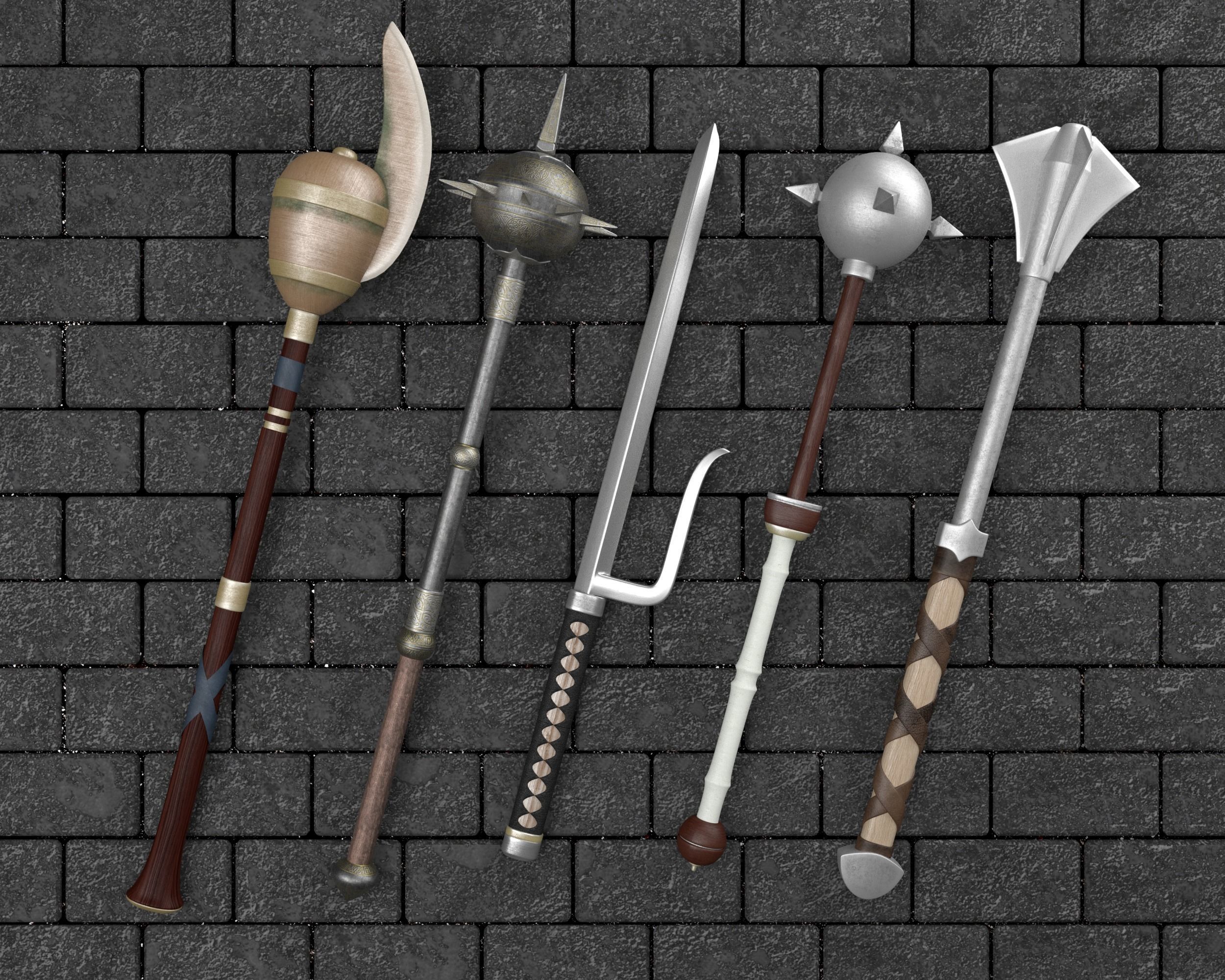 Ancient Collection Weapons Maces _32
