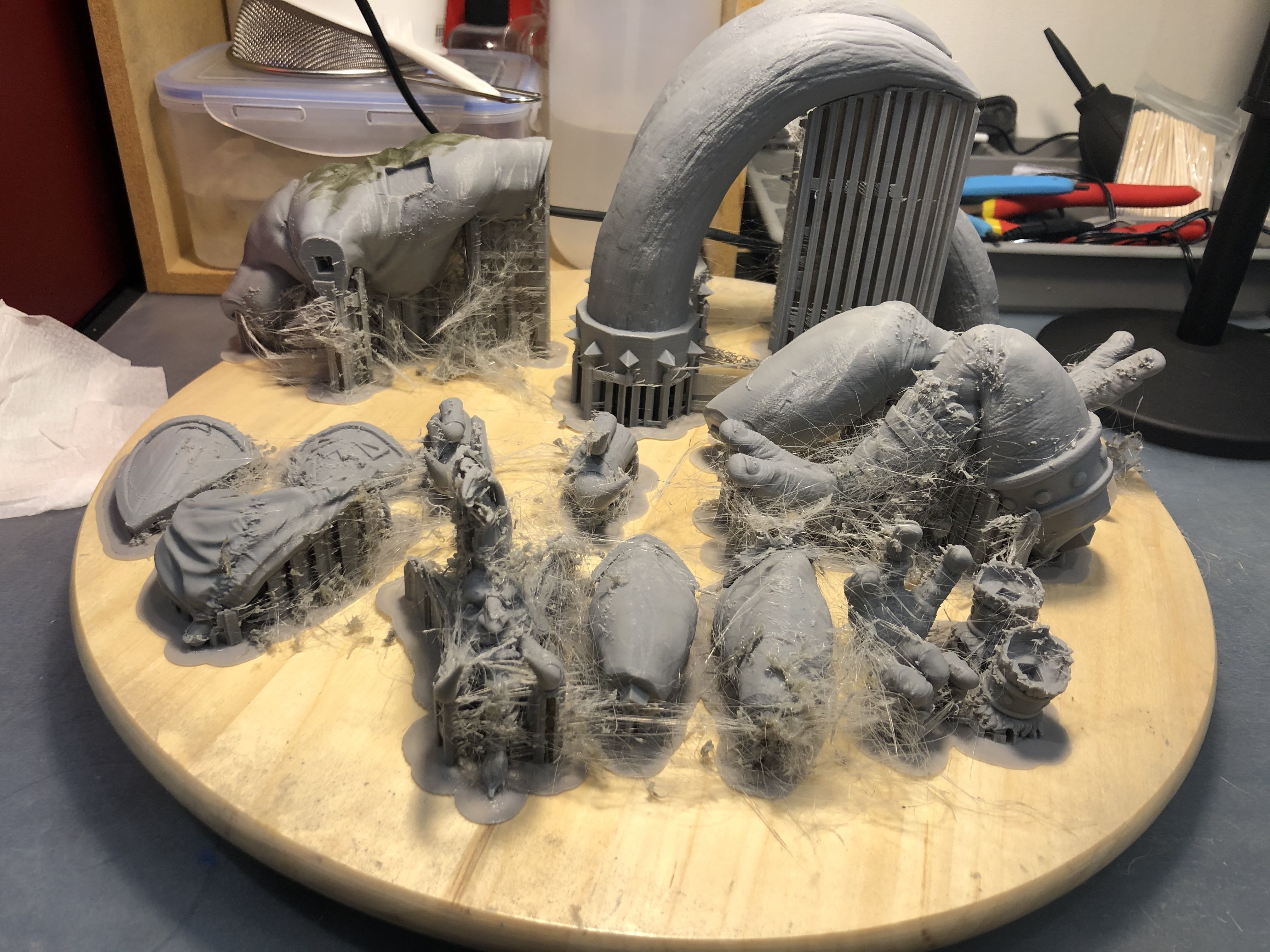 World of warcraft Voljin statue fanart  -  3D print model_9