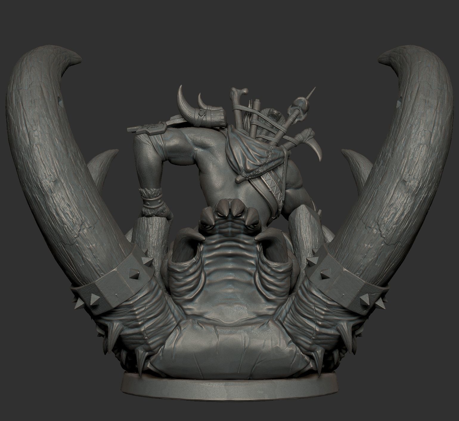 World of warcraft Voljin statue fanart  -  3D print model_5