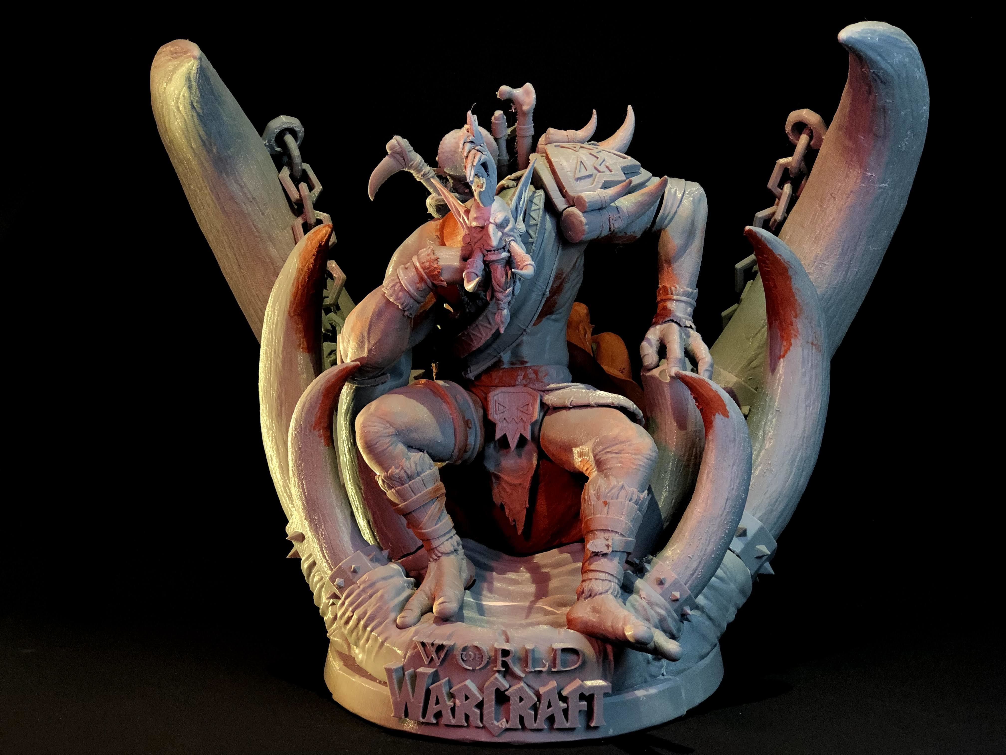 World of warcraft Voljin statue fanart  -  3D print model_13