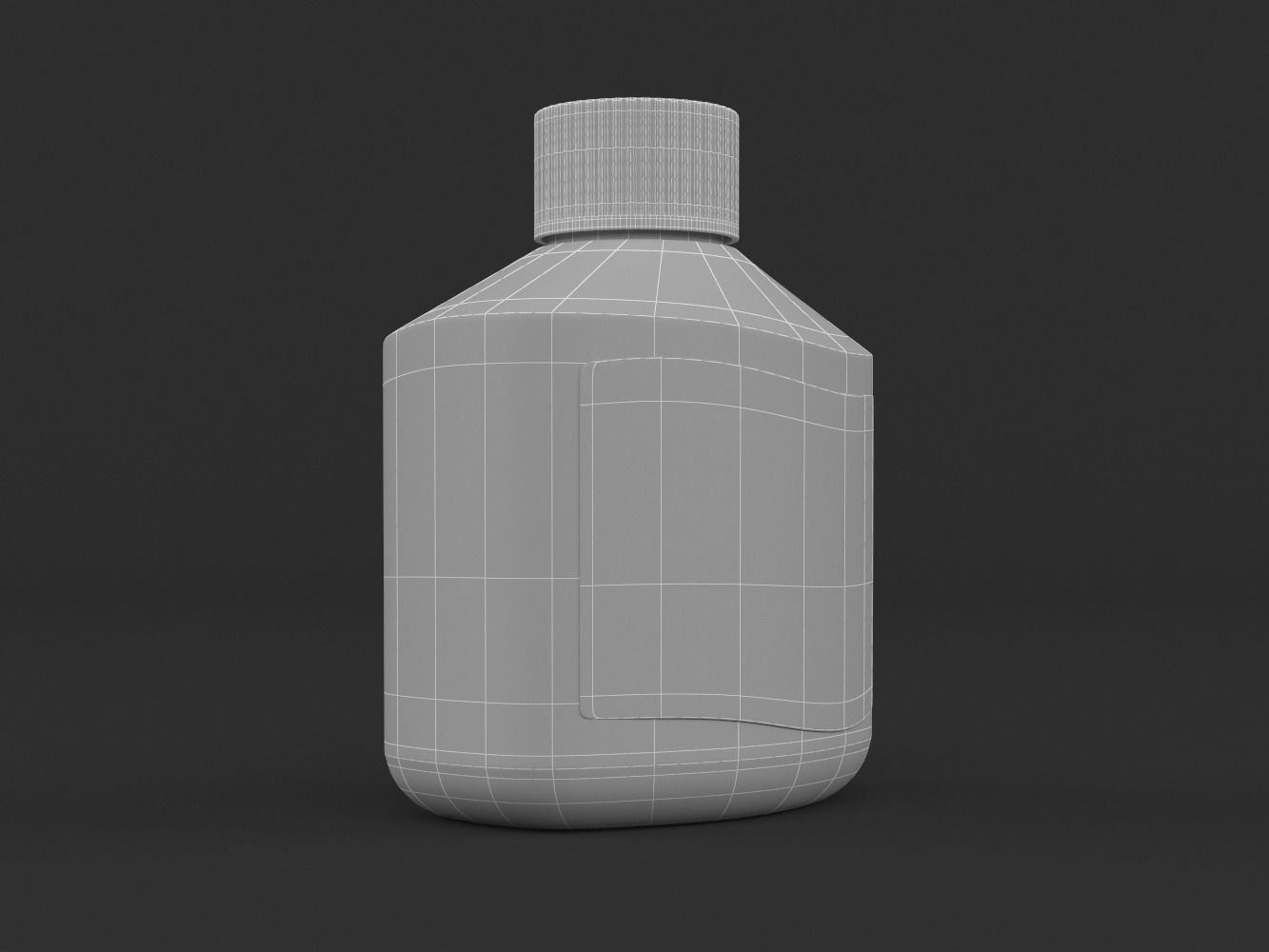 MiraLax Laxative Powder for Gentle Constipation Relief 3D model_14