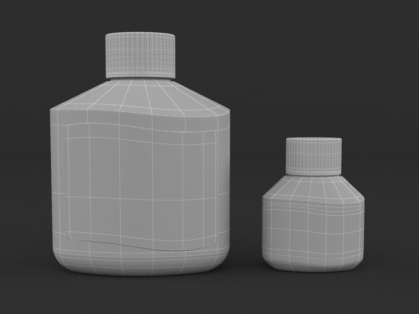 MiraLax Laxative Powder for Gentle Constipation Relief 3D model_11