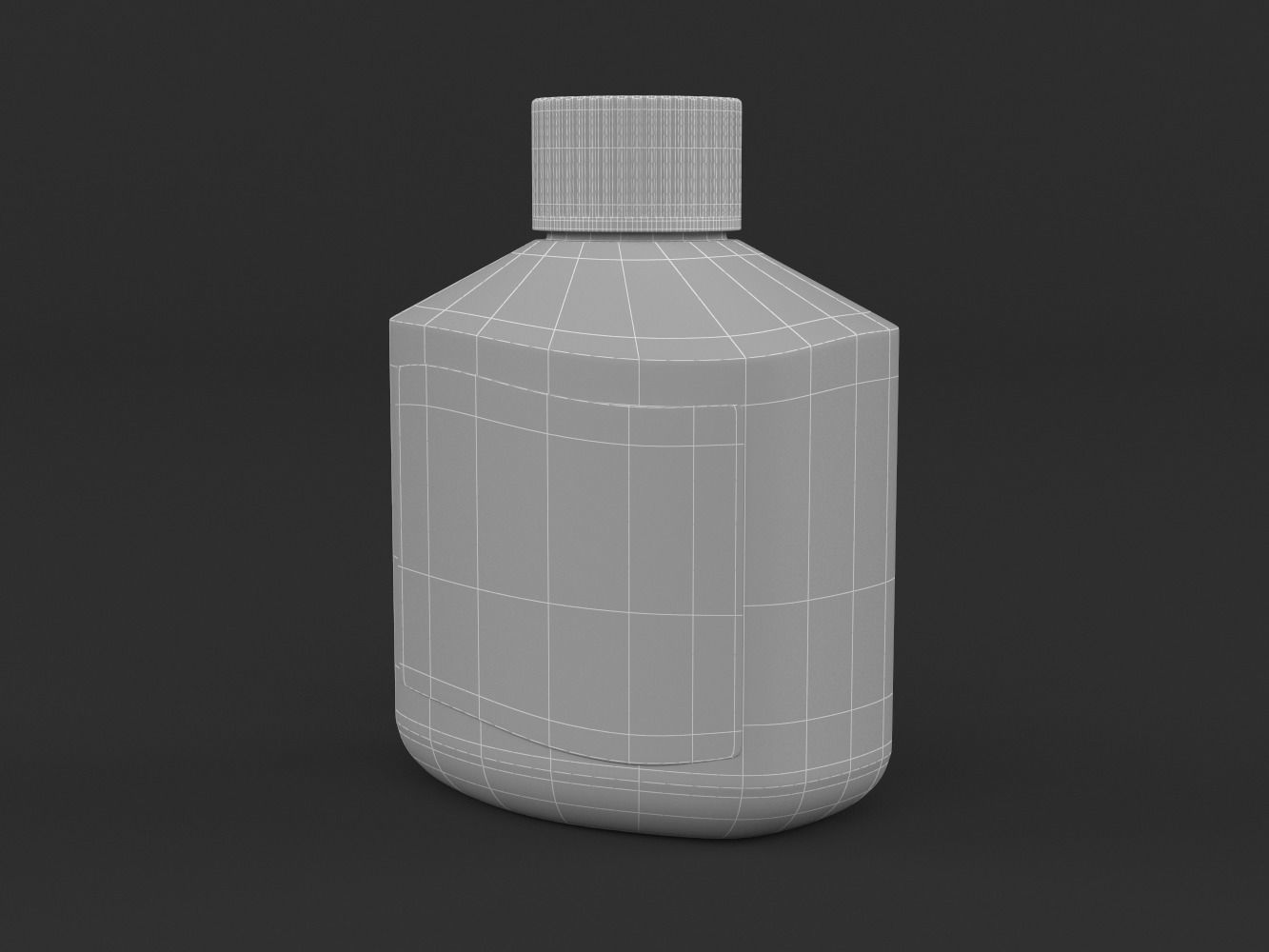 MiraLax Laxative Powder for Gentle Constipation Relief 3D model_15