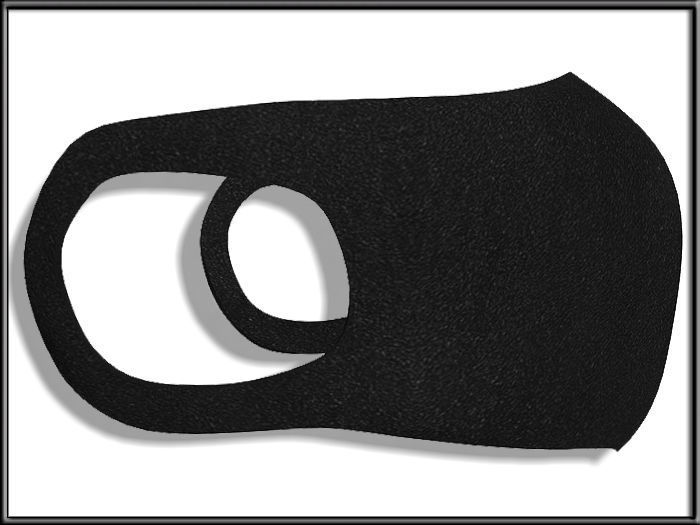 Medical Face Mask Low-poly 3D model_2