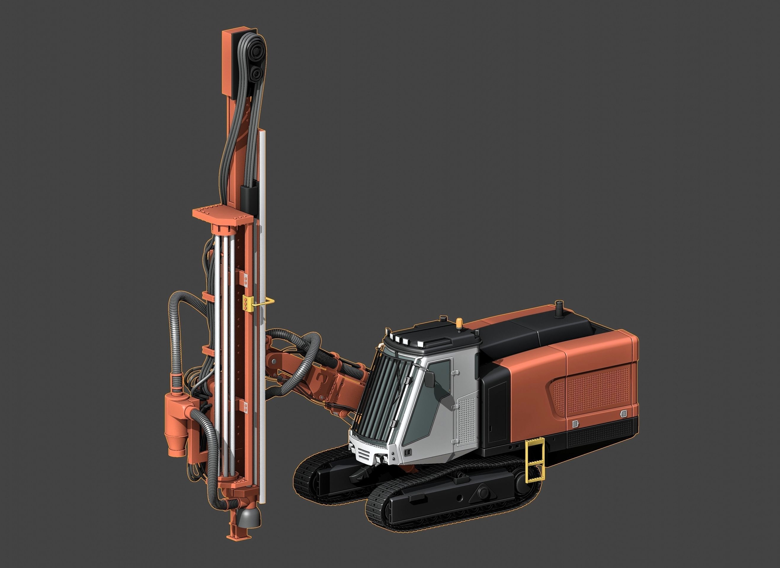 Sandvik Pantera DP1500i CGI version 3D model_3