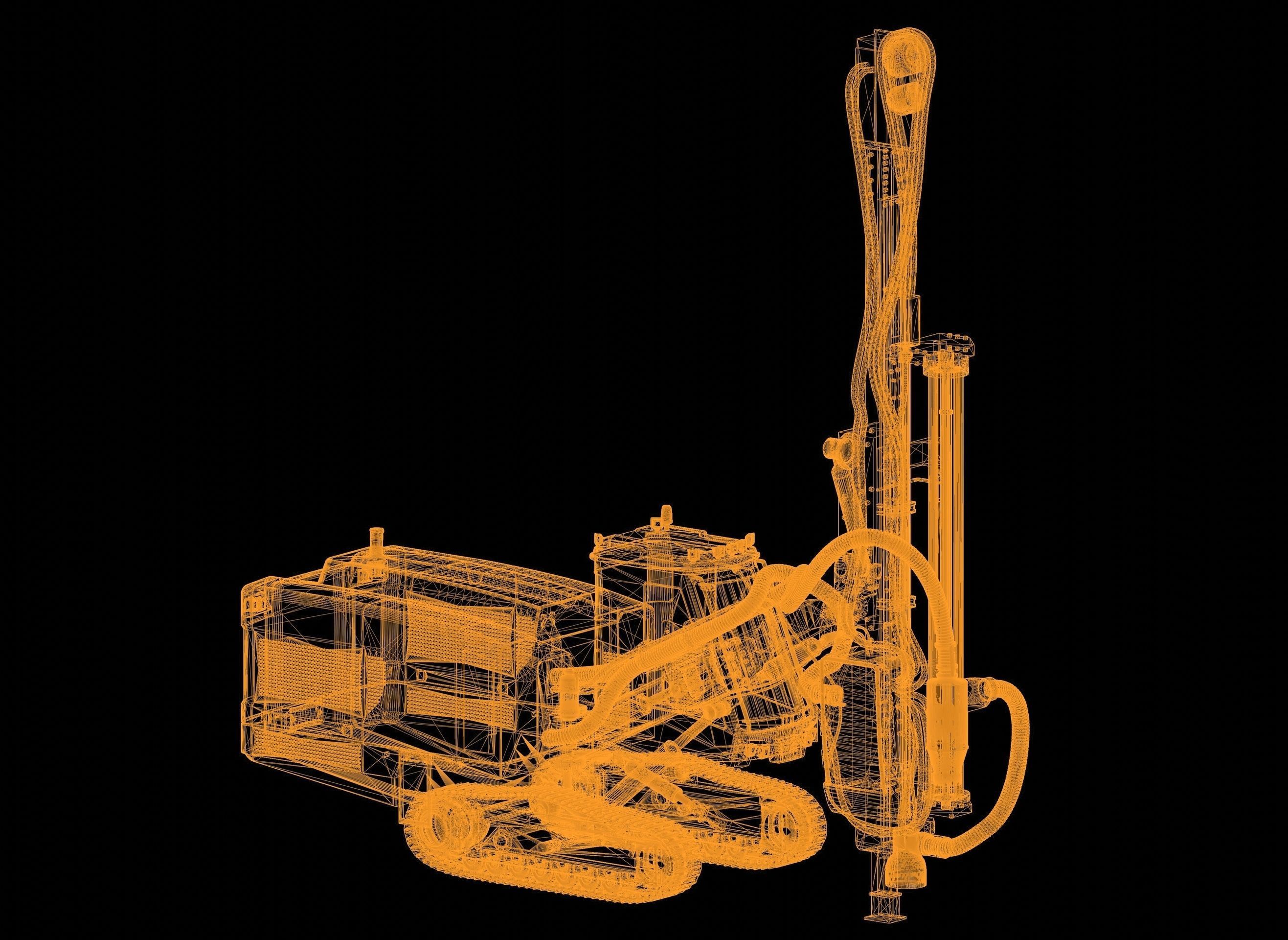 Sandvik Pantera DP1500i CGI version 3D model_20