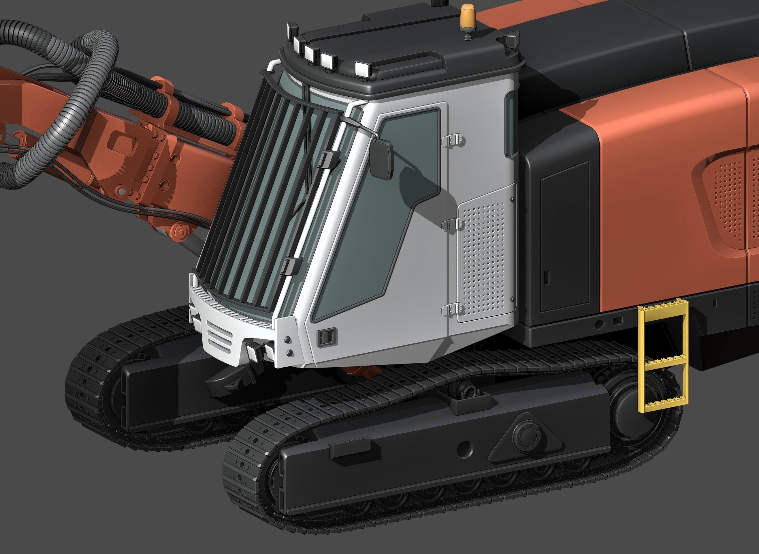 Sandvik Pantera DP1500i CGI version 3D model_12