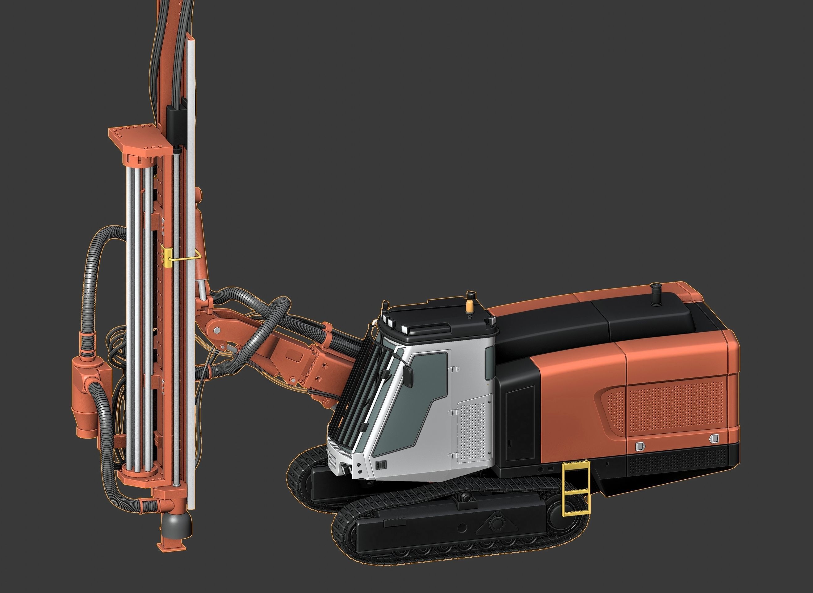 Sandvik Pantera DP1500i CGI version 3D model_4