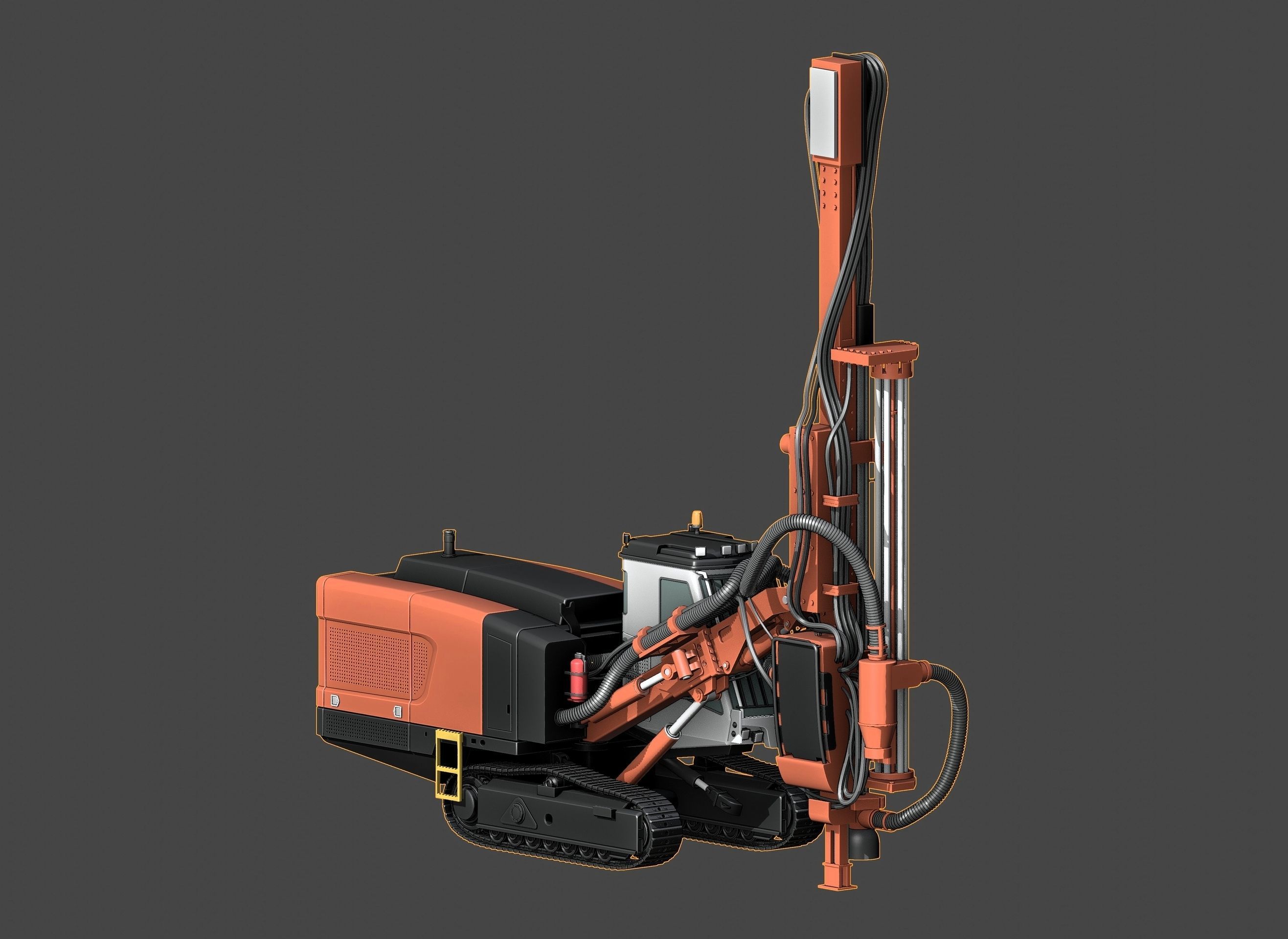 Sandvik Pantera DP1500i CGI version 3D model_5