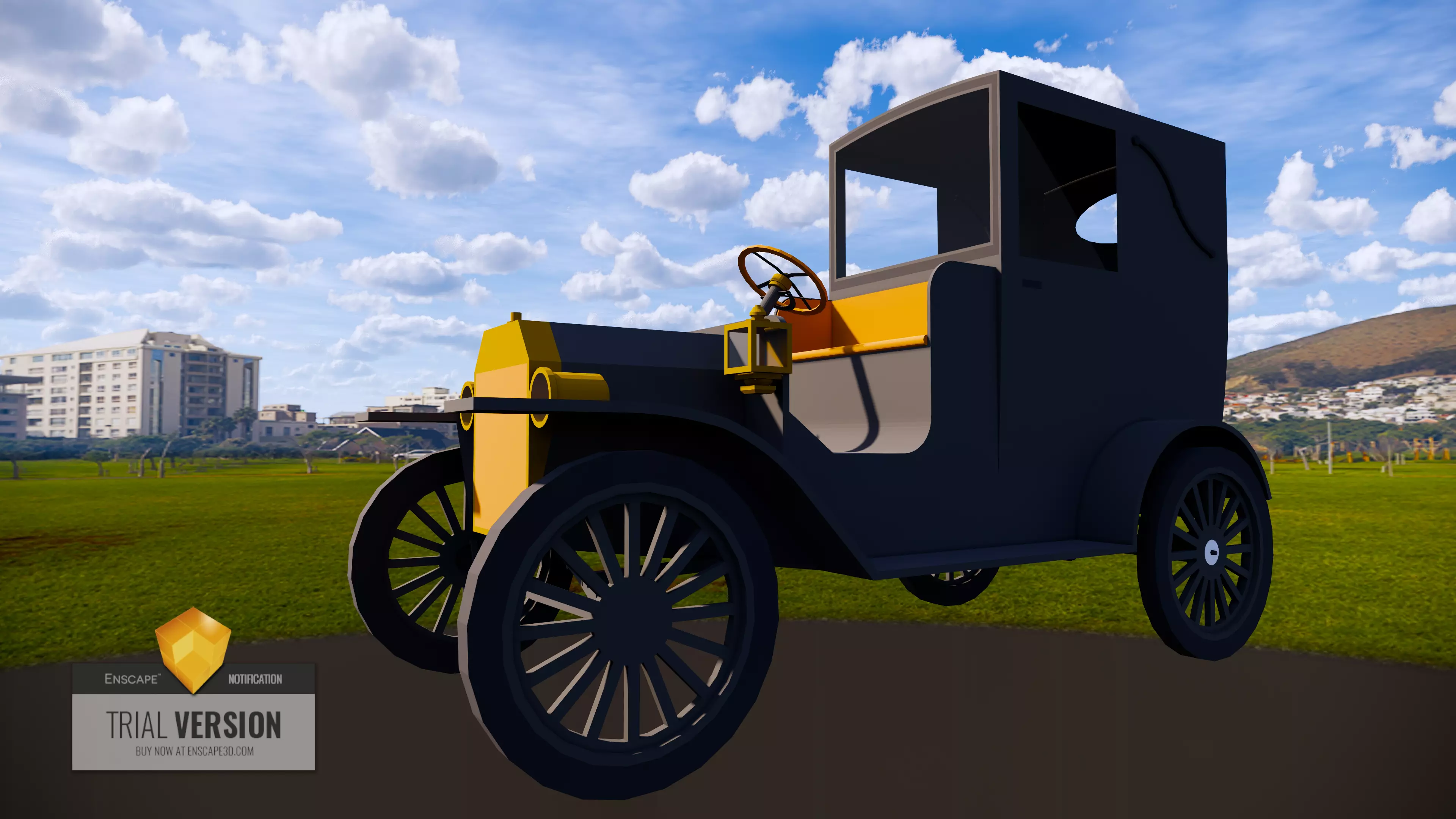 Cars - old-fashioned vehicles 3D model_0