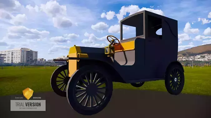 Cars - old-fashioned vehicles 3D model Cars - old-fashioned vehicles 3D model