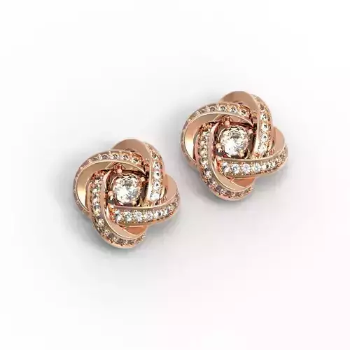 JCD Format Flower earring design 3dm stl jcd file