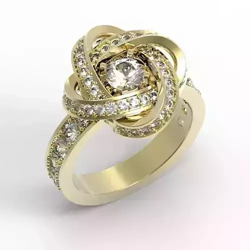 3DM Format Flower design sunflower ring 3dm stl jcd file