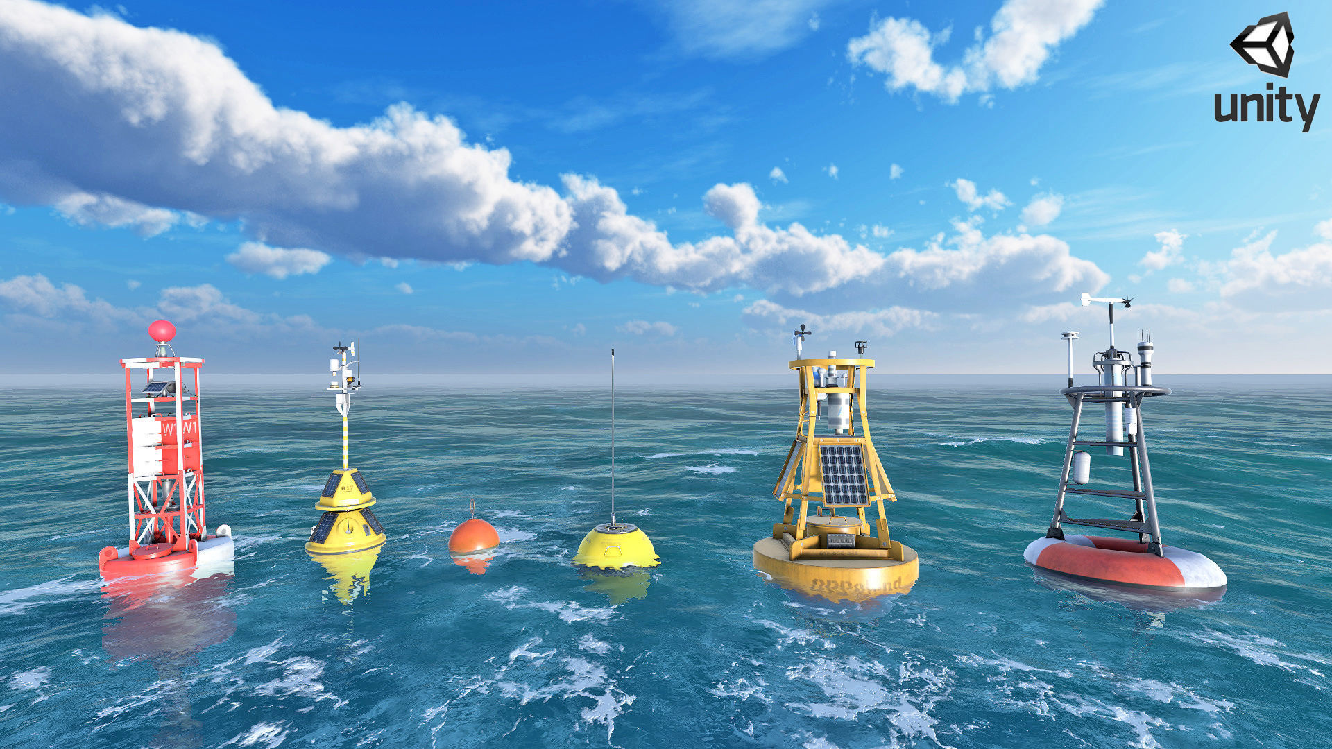 6 High-quality PBR Ocean Buoys  3D Model Collection_13