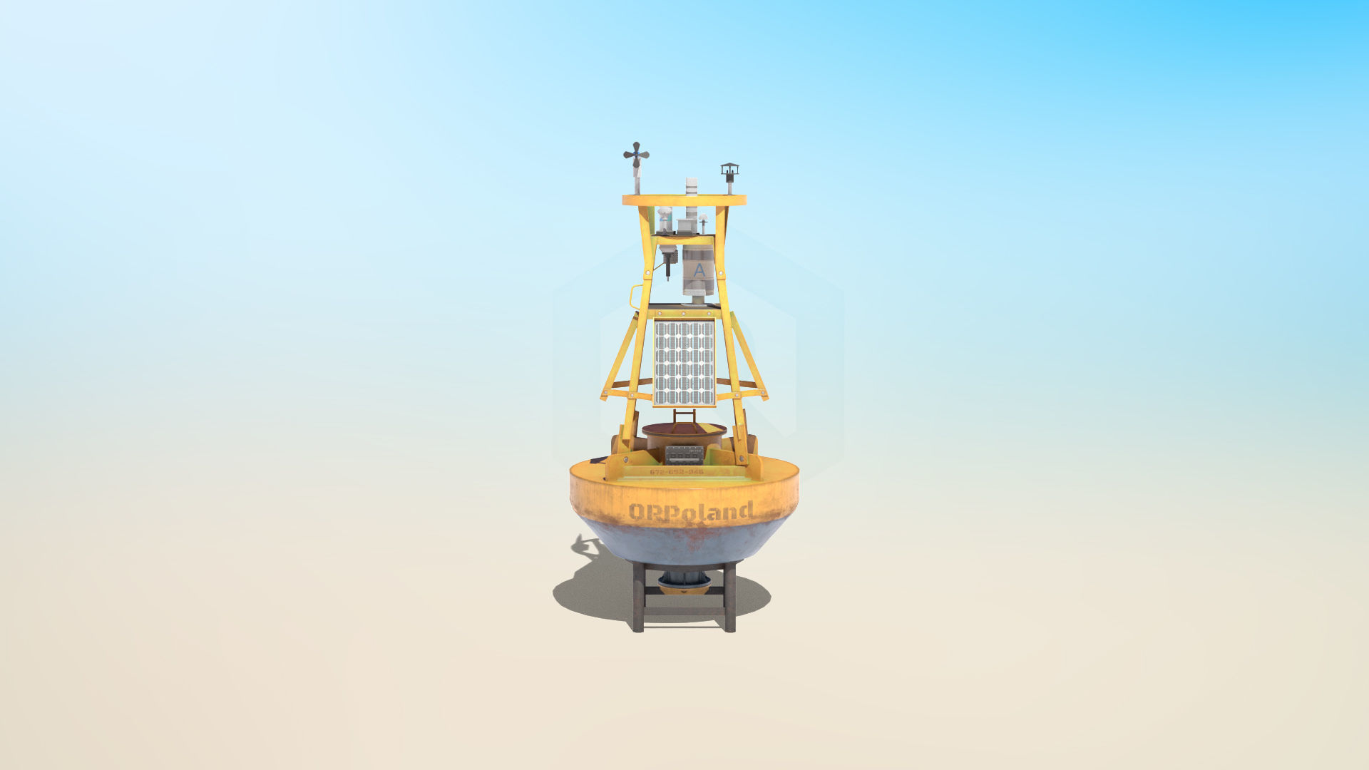 6 High-quality PBR Ocean Buoys  3D Model Collection_2
