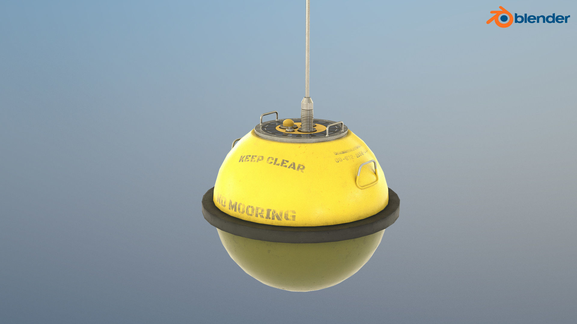 6 High-quality PBR Ocean Buoys  3D Model Collection_27