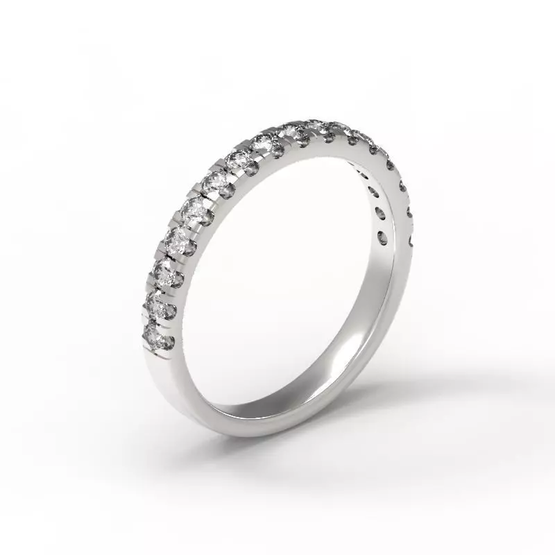 3DM Format Wonderful band ring diamond jewellery design 3D print model