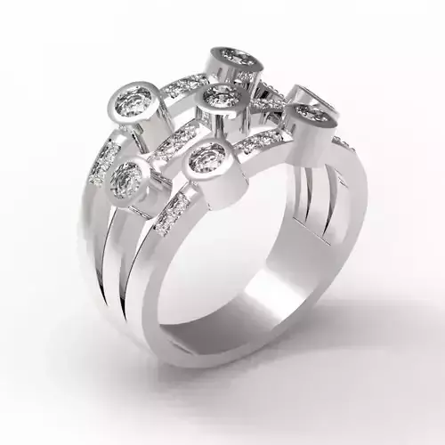 3DM Format Vintage style ring metal file for jewelry making