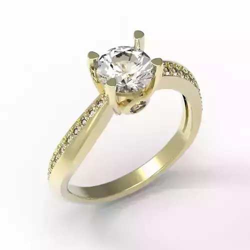 3DM Format unique band ring 3DM jewelry design