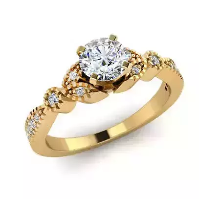 3DM Format Mimalist style ring jewelry