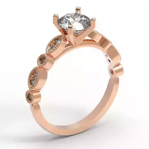 3DM Format Geometry diamond band ring design jewellery