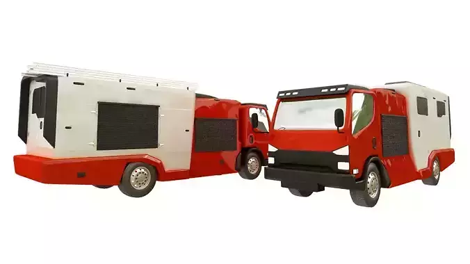 Special SCDF officers can tackle fires and medical emergencies 3D model