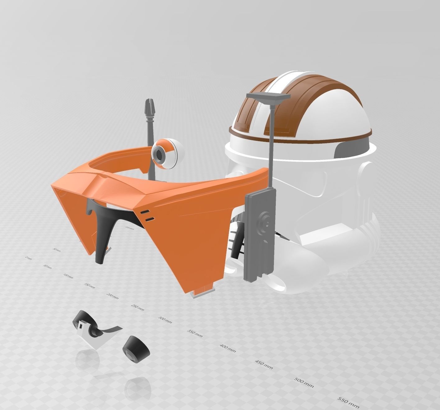 Star Wars Clone Wars Commander Cody Full Aromr 3D print model_34