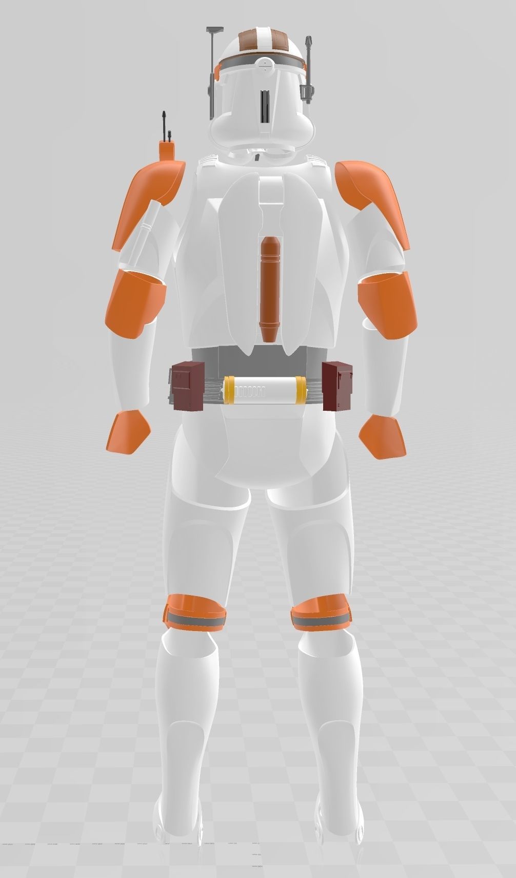 Star Wars Clone Wars Commander Cody Full Aromr 3D print model_9