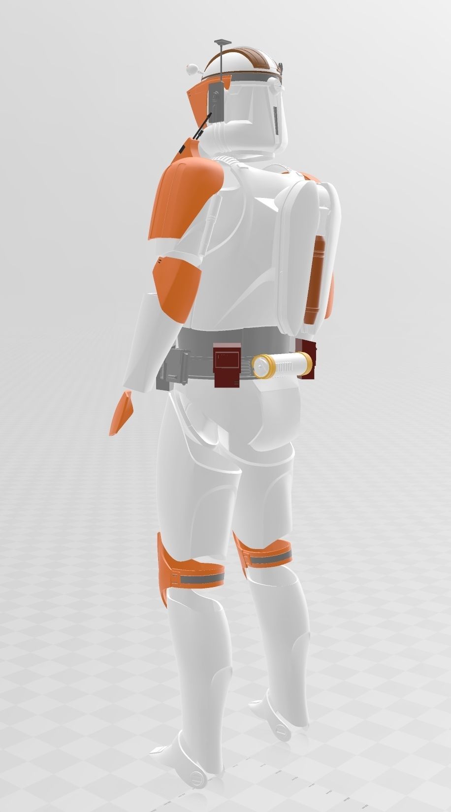 Star Wars Clone Wars Commander Cody Full Aromr 3D print model_11