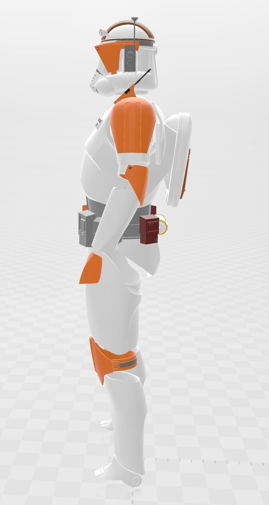 Star Wars Clone Wars Commander Cody Full Aromr 3D print model_8