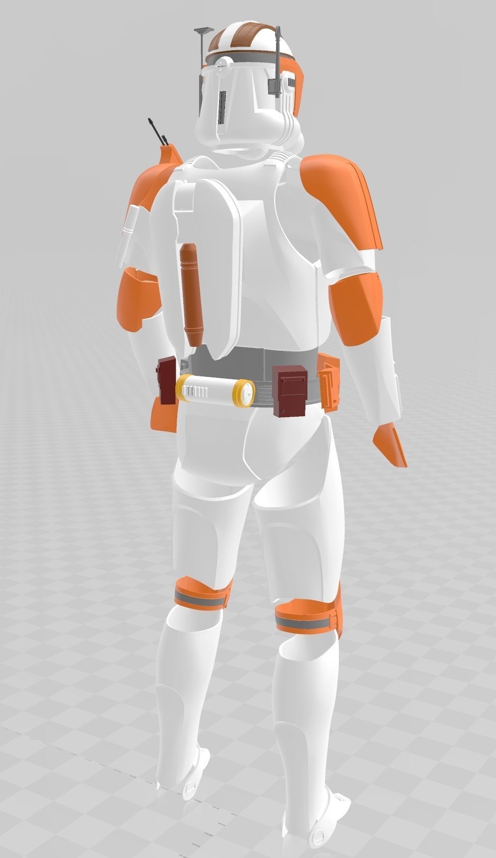 Star Wars Clone Wars Commander Cody Full Aromr 3D print model_12
