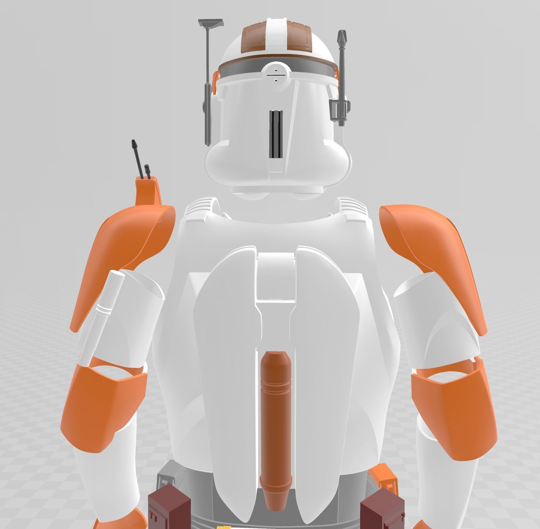 Star Wars Clone Wars Commander Cody Full Aromr 3D print model_4