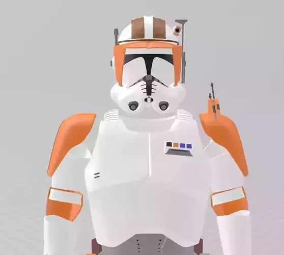 Star Wars Clone Wars Commander Cody Full Aromr 3D print model