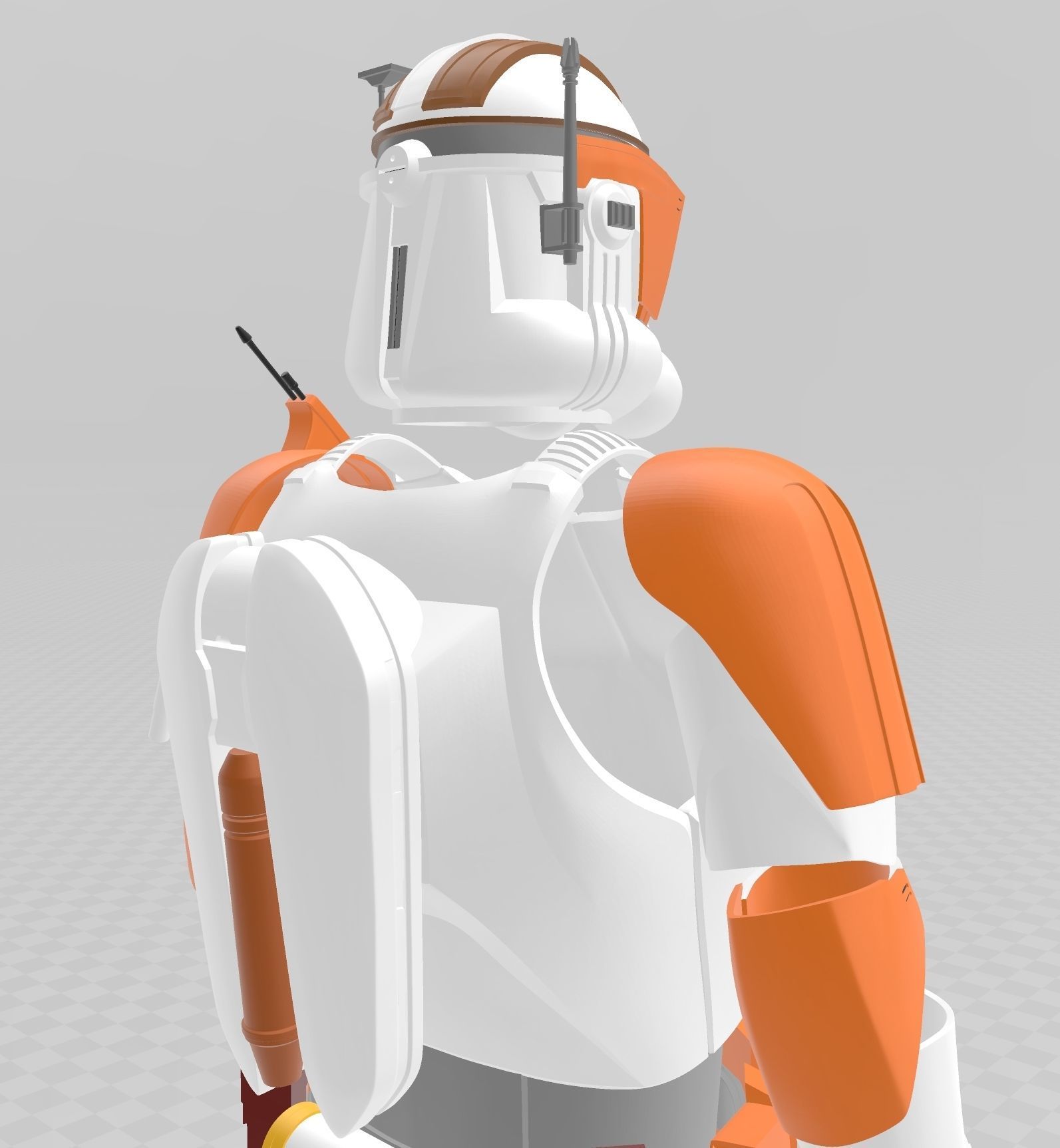 Star Wars Clone Wars Commander Cody Full Aromr 3D print model_5
