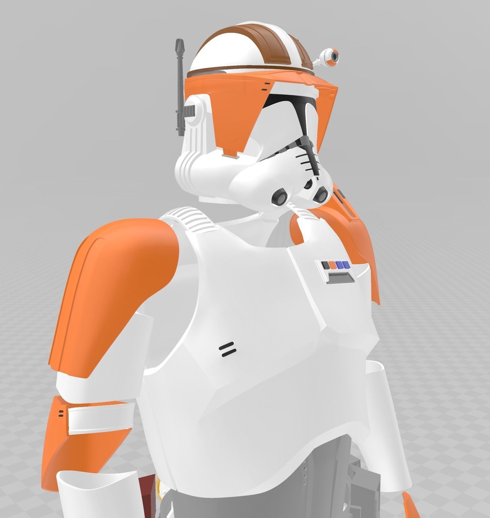 Star Wars Clone Wars Commander Cody Full Aromr 3D print model_7