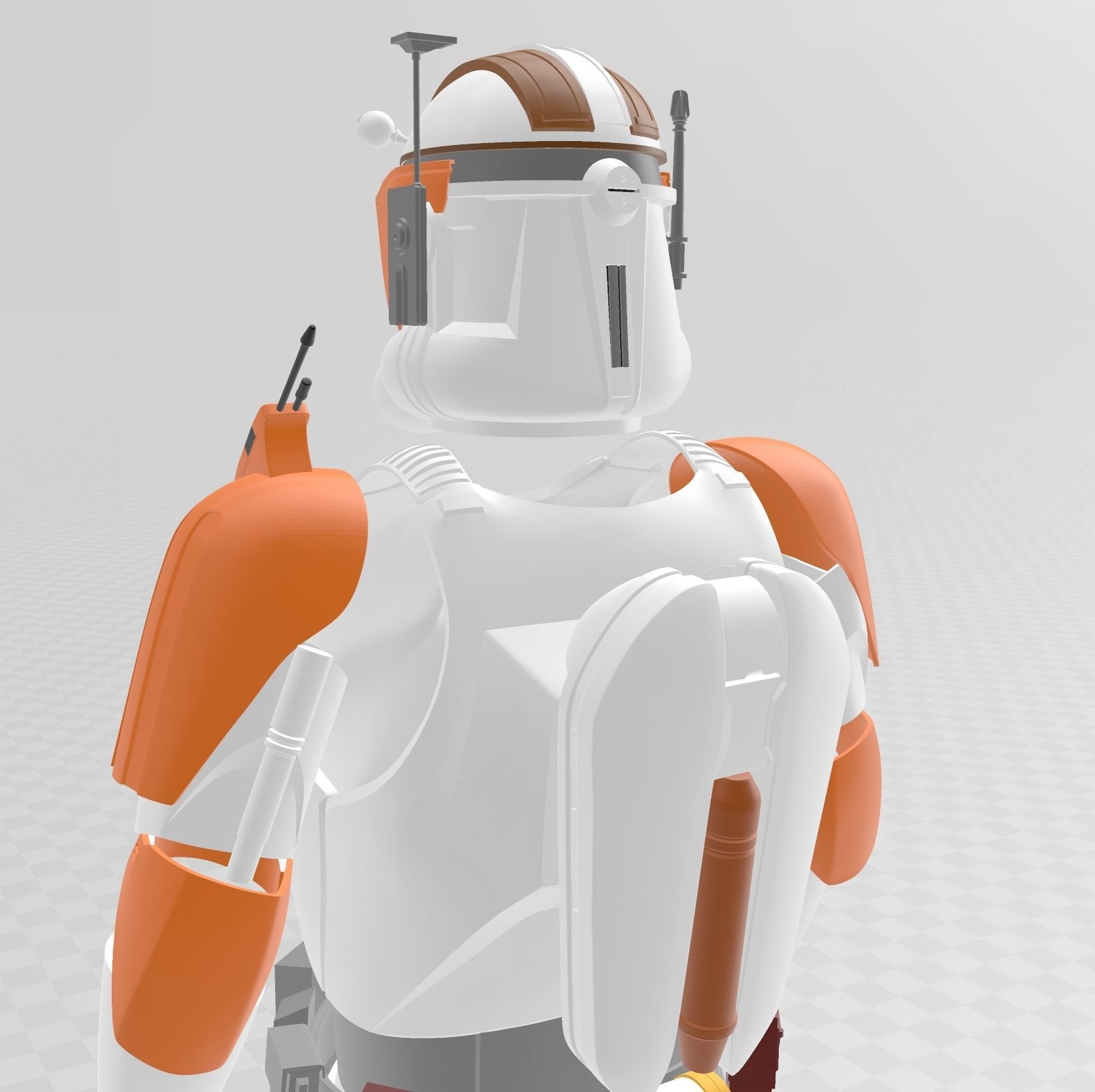 Star Wars Clone Wars Commander Cody Full Aromr 3D print model_6