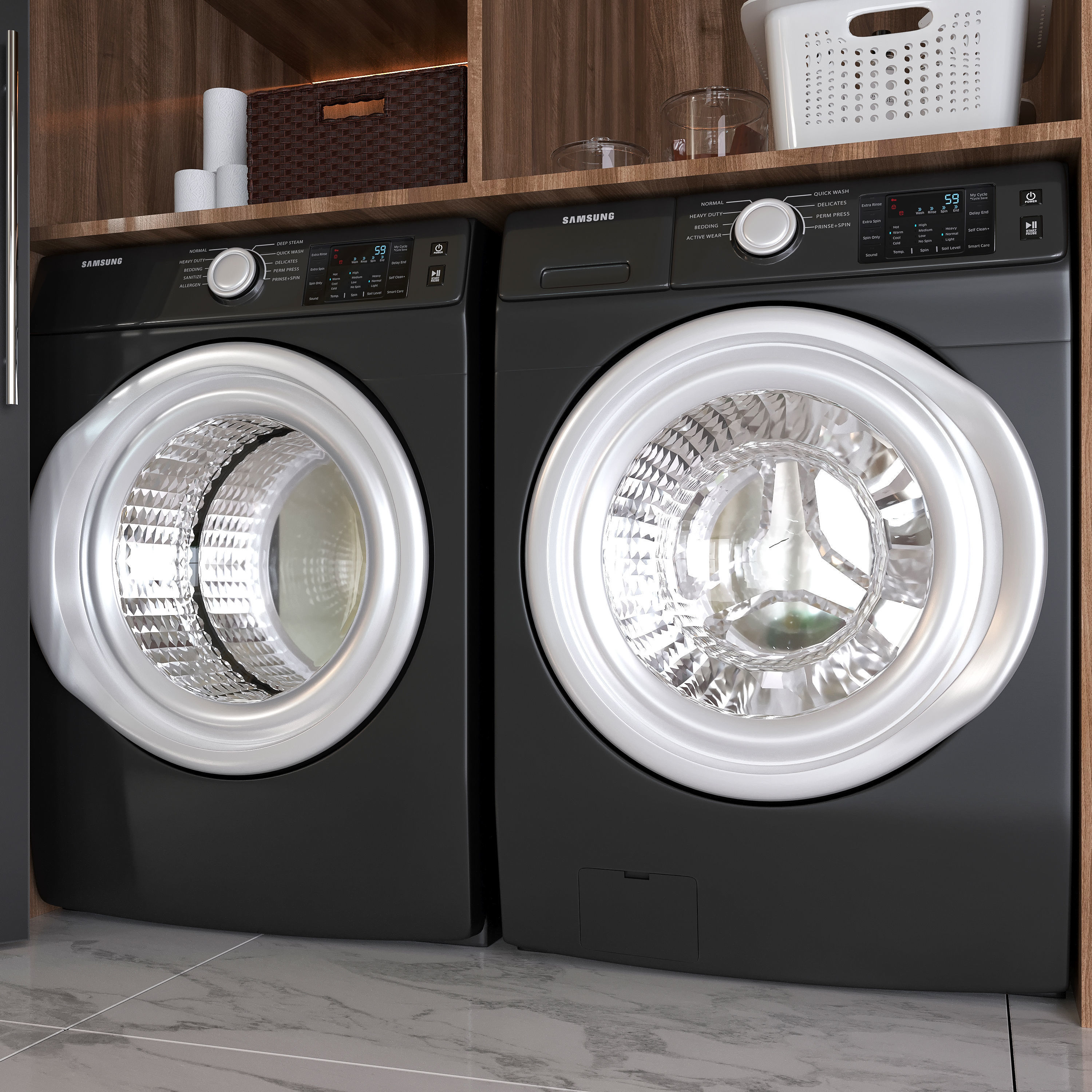 laundry set 02 3D model_3