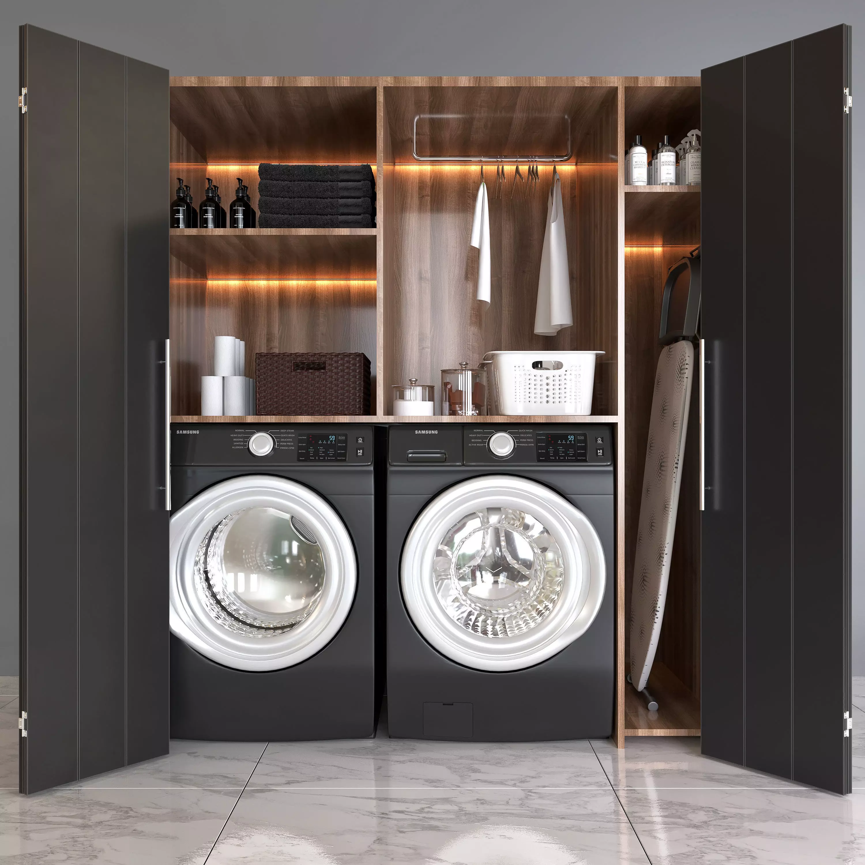 laundry set 02 3D model_0