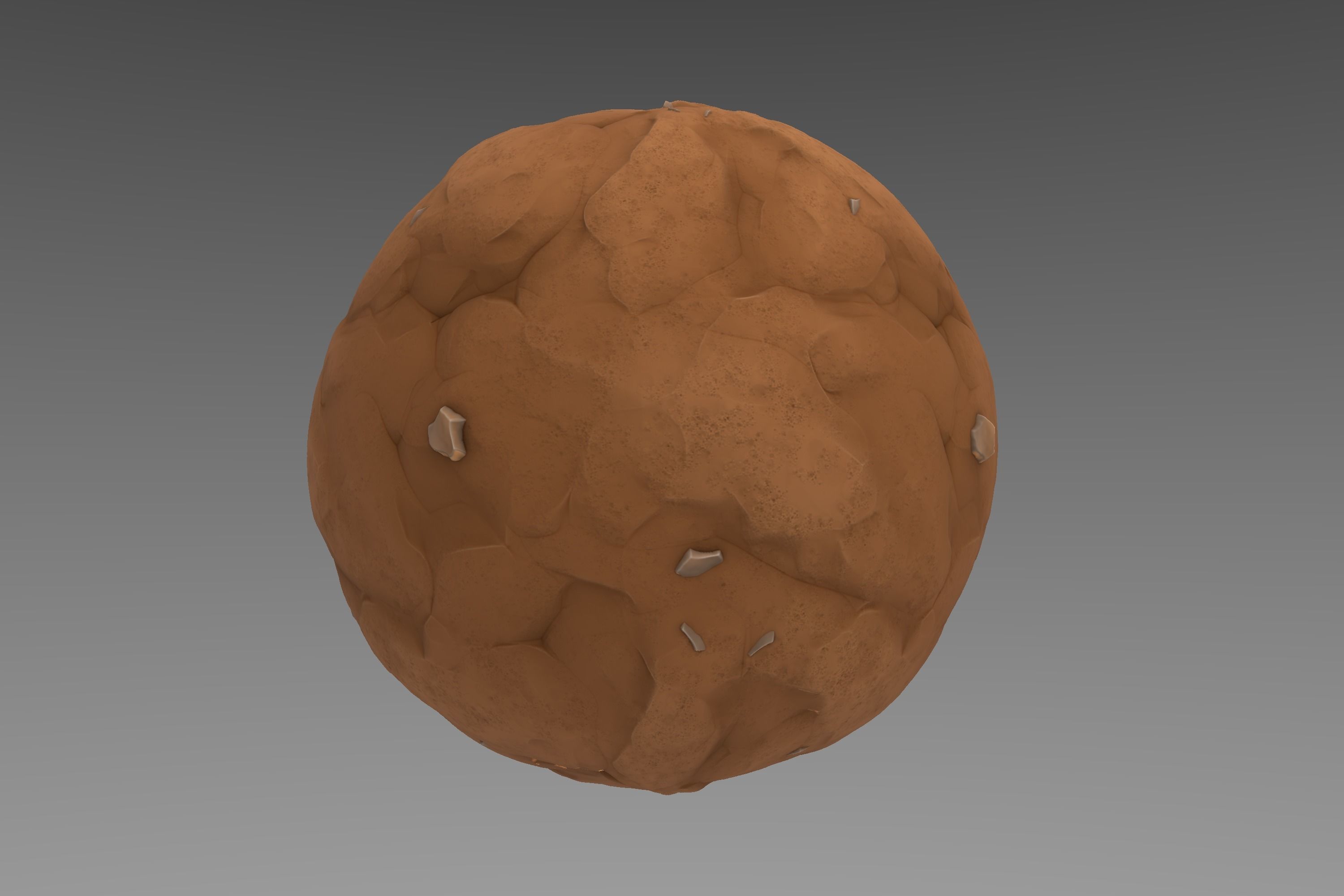 Dirt - Stylised PBR Texture - Material 3D model_4