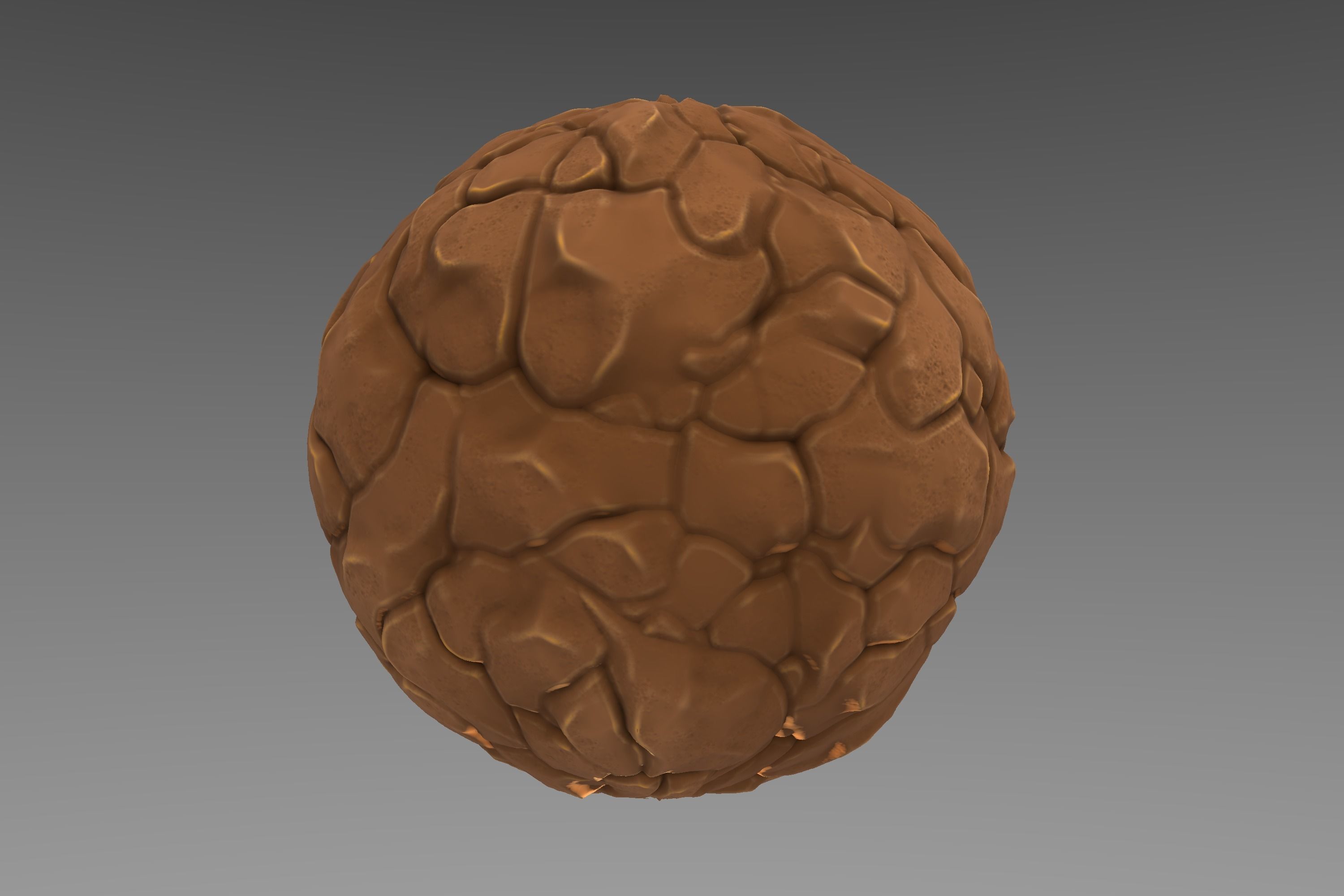 Dirt - Stylised PBR Texture - Material 3D model_3