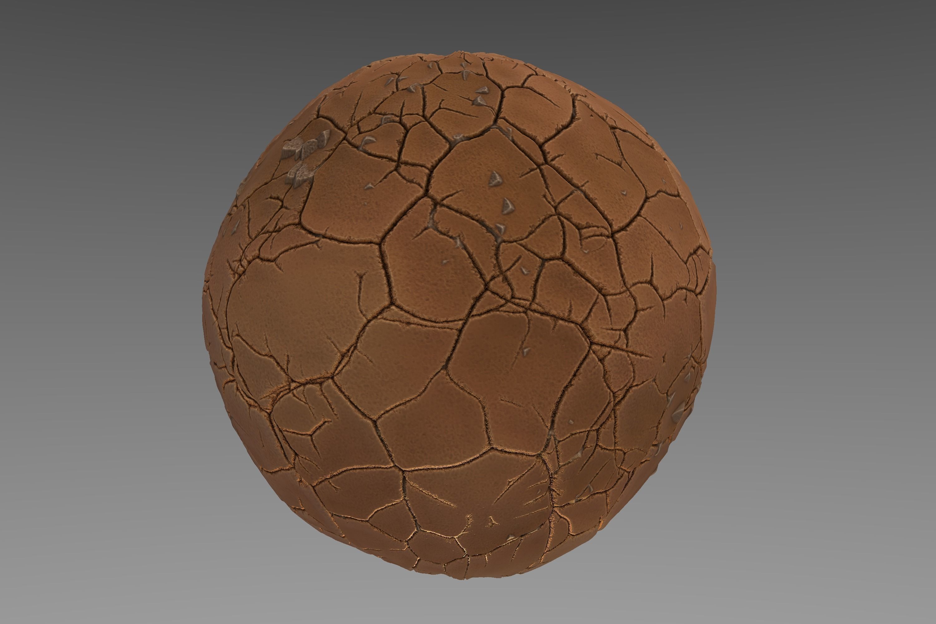 Dirt - Stylised PBR Texture - Material 3D model_5