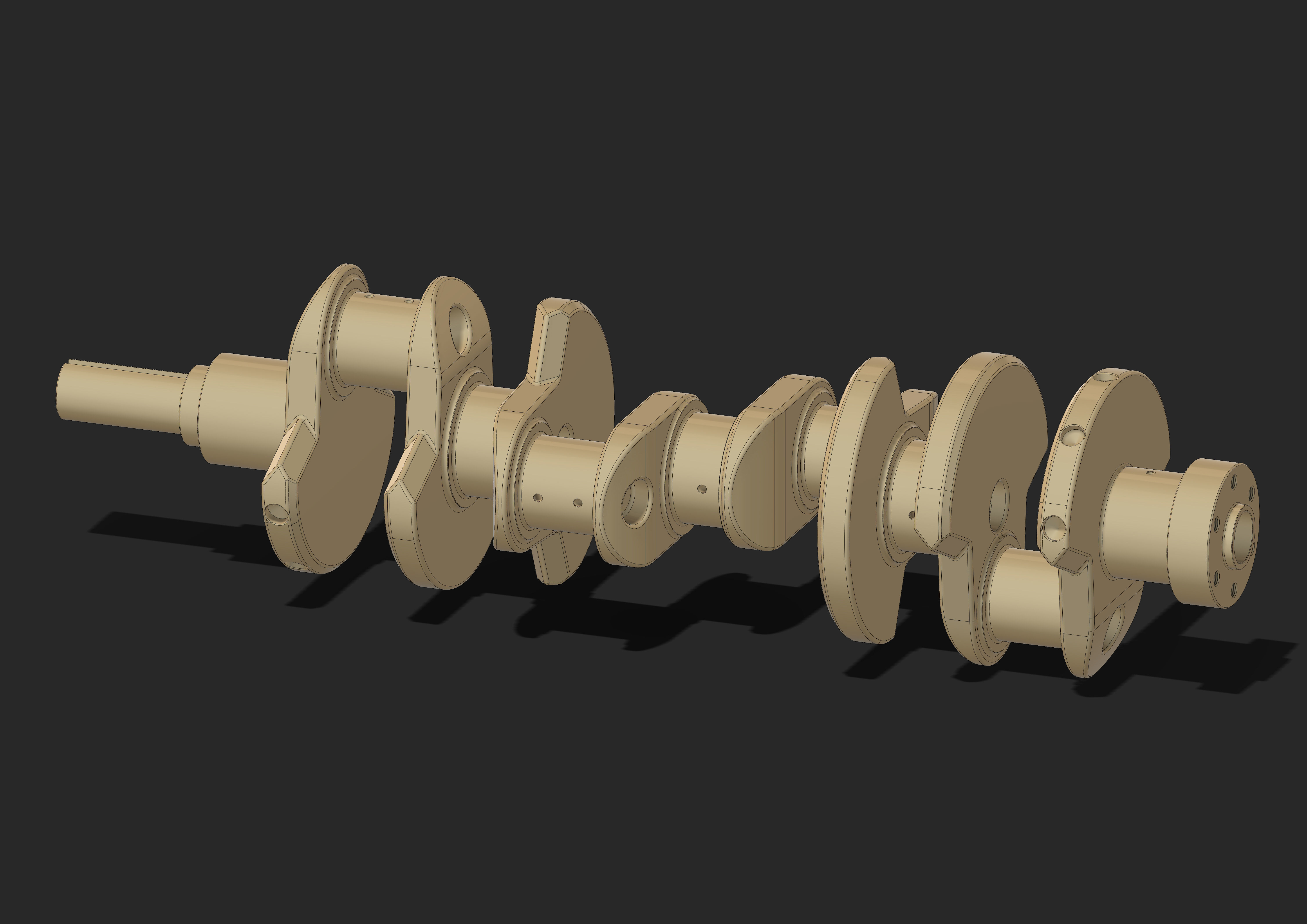 Crankshaft 3D model_21