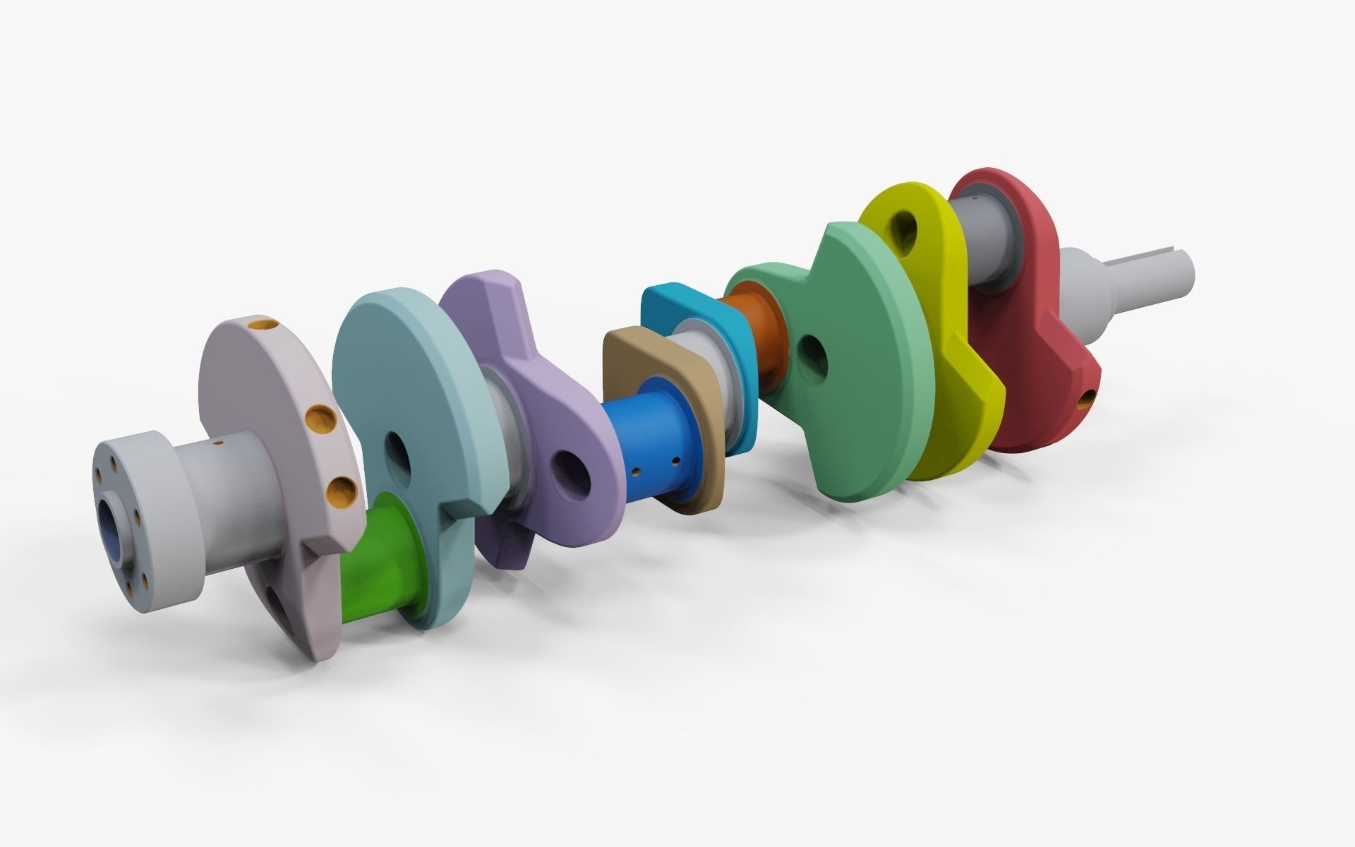 Crankshaft 3D model_33