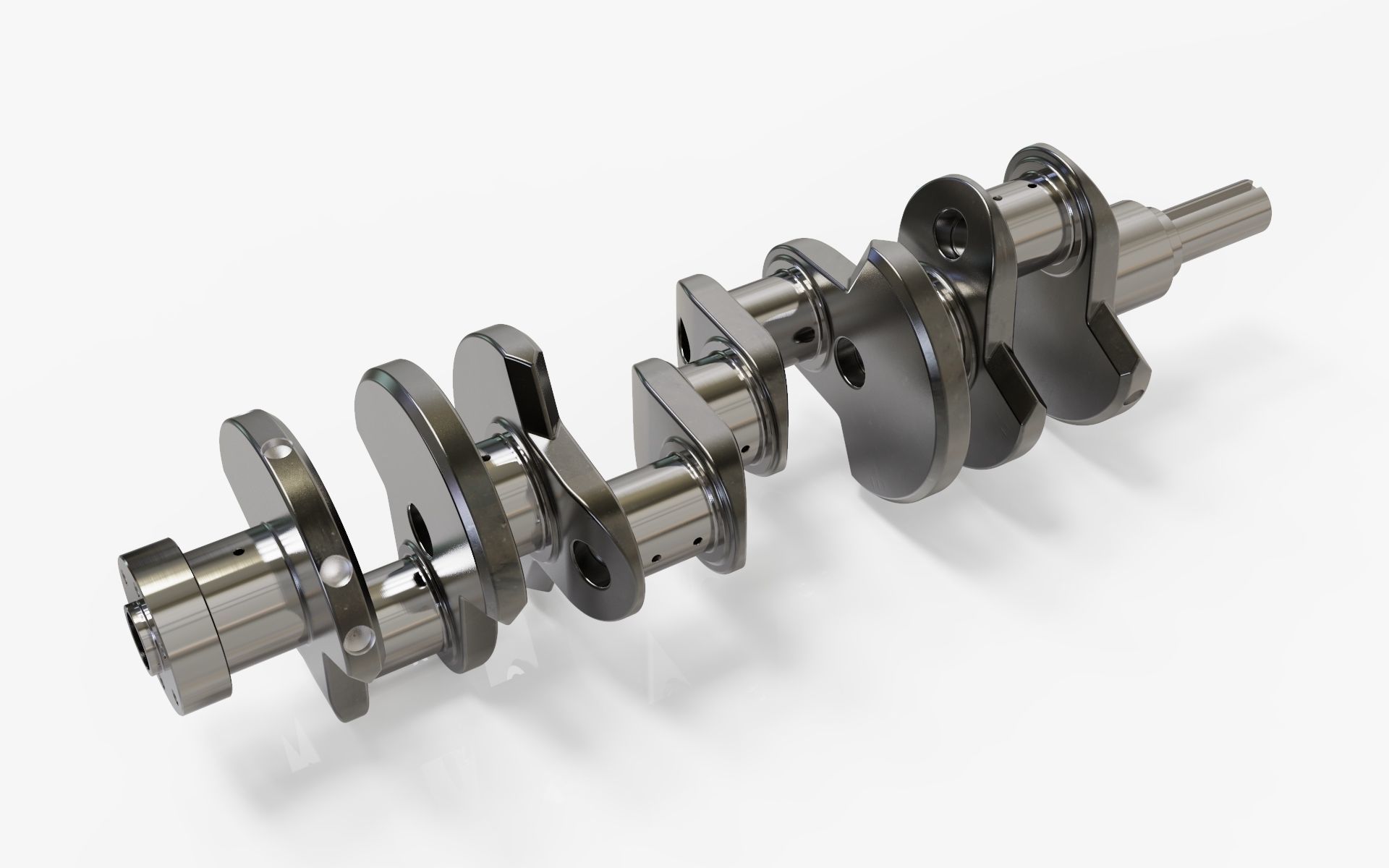 Crankshaft 3D model_9