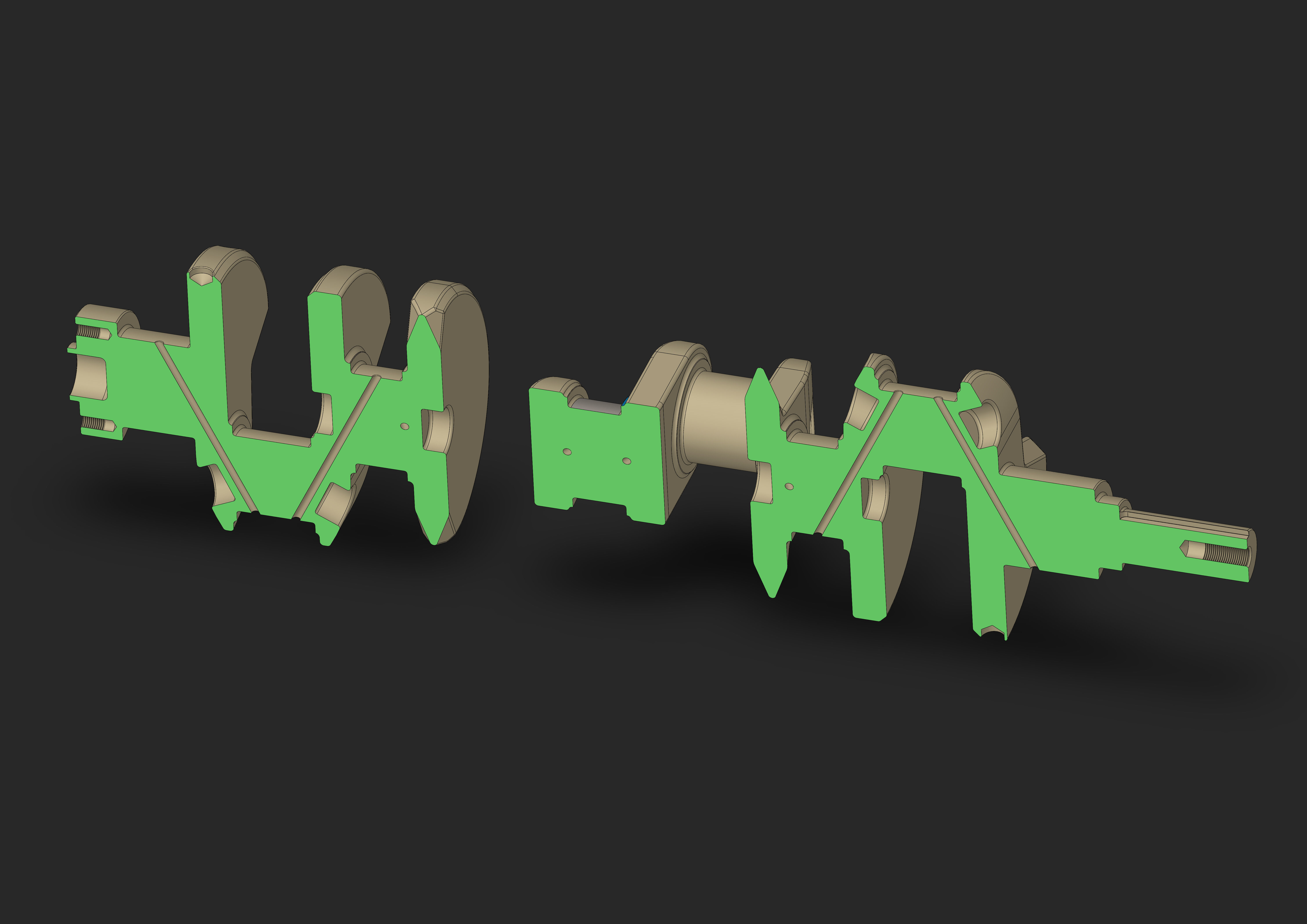 Crankshaft 3D model_23