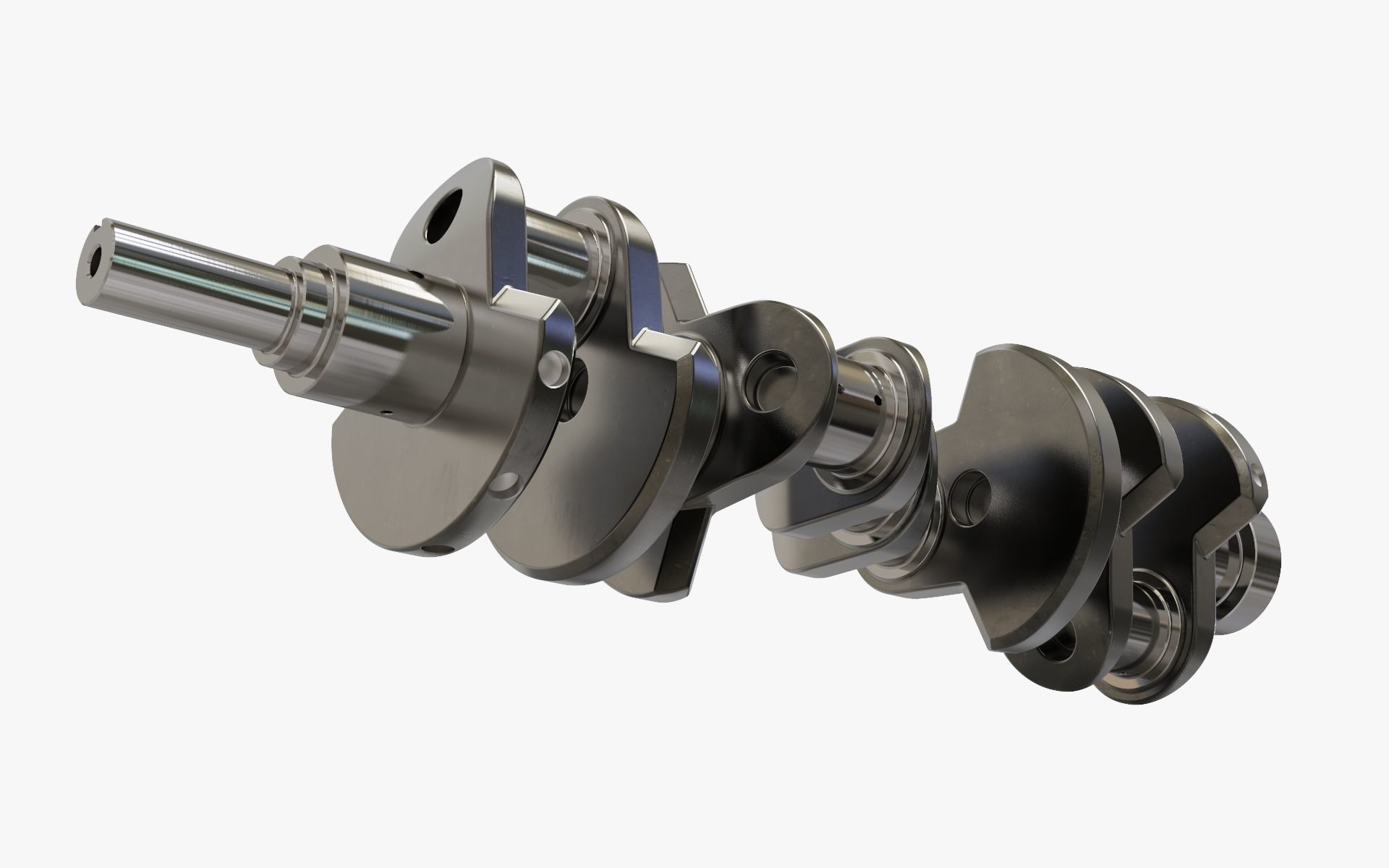 Crankshaft 3D model_8