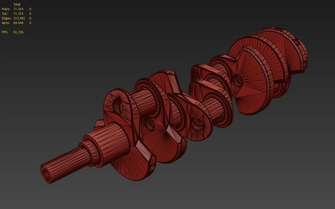 Crankshaft 3D model_39