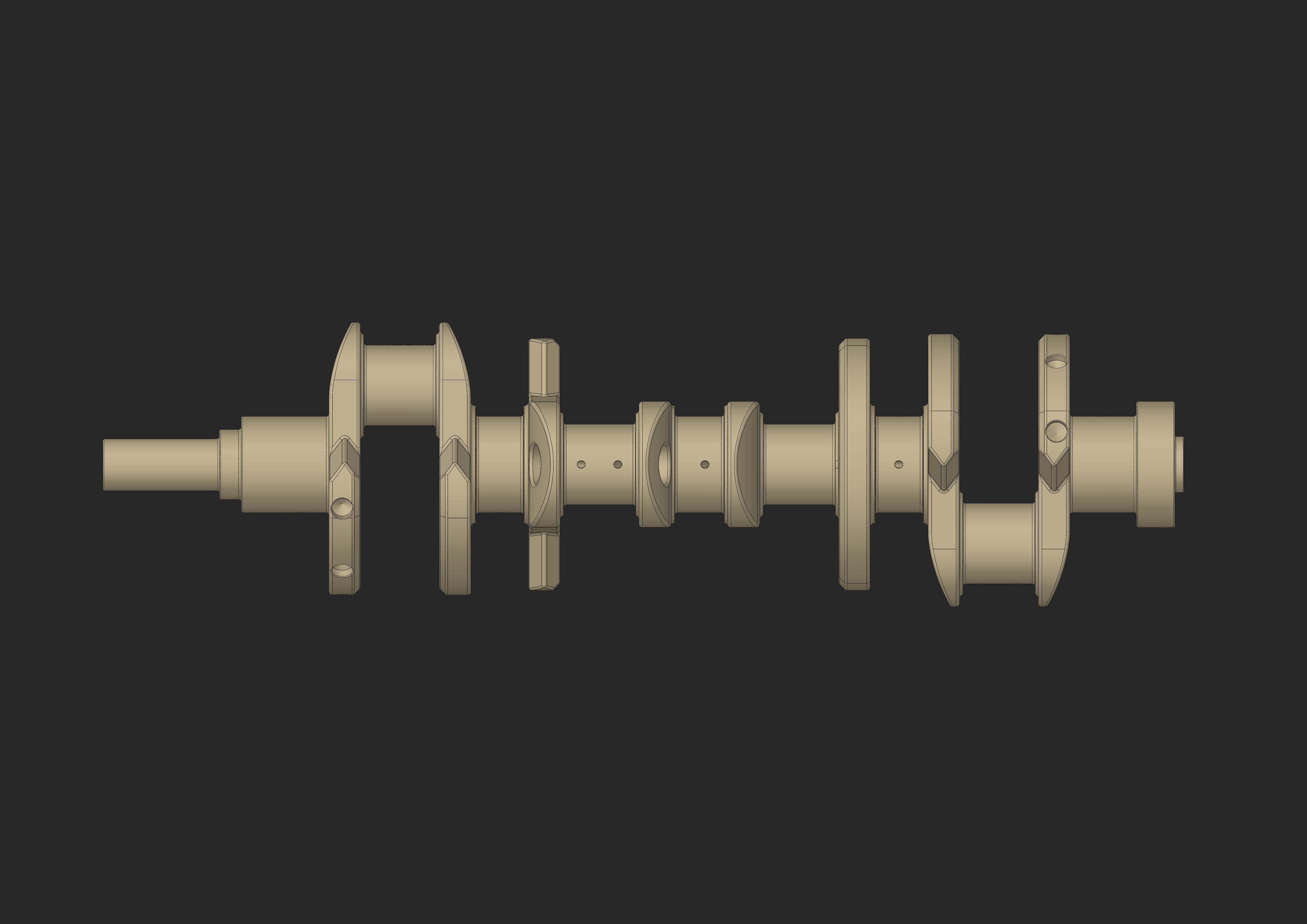 Crankshaft 3D model_24